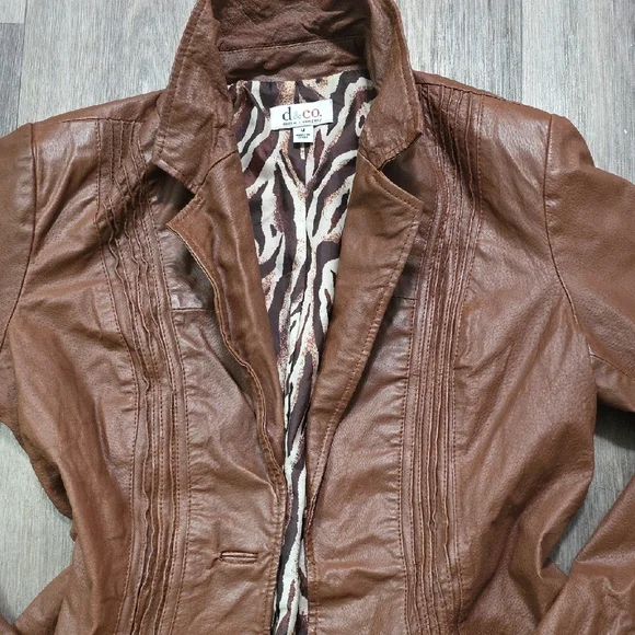 Denim&Co leather jacket - Picture 5 of 14